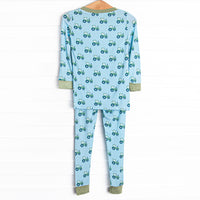 Happy Harvest Bamboo Pajama Set, Blue