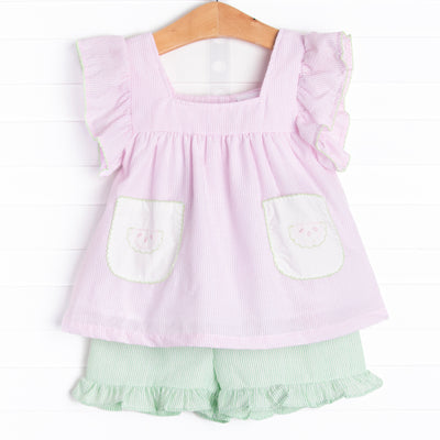 Sweet Summer Treat Short Set, Pink
