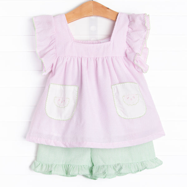 Sweet Summer Treat Short Set, Pink