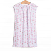 Rodeo Rose Bamboo Night Gown, Pink