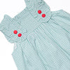 Apples to Apples Applique Dress, Green
