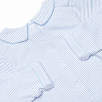 Shake Your Tail Feathers Applique Diaper Set, Light Blue