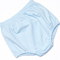 Shake Your Tail Feathers Applique Diaper Set, Light Blue