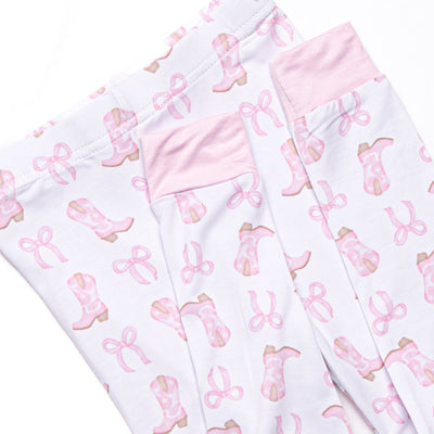 Rodeo Rose Bamboo Pajama Set, Pink