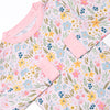 Flower Fields Bamboo Pajama Set, Pink