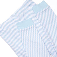 Shake Your Tail Feathers Applique Pajama Set, Light Blue