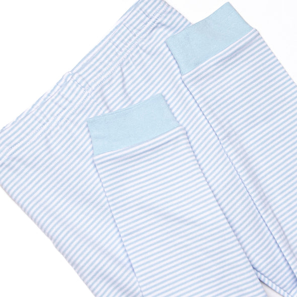 Shake Your Tail Feathers Applique Pajama Set, Light Blue