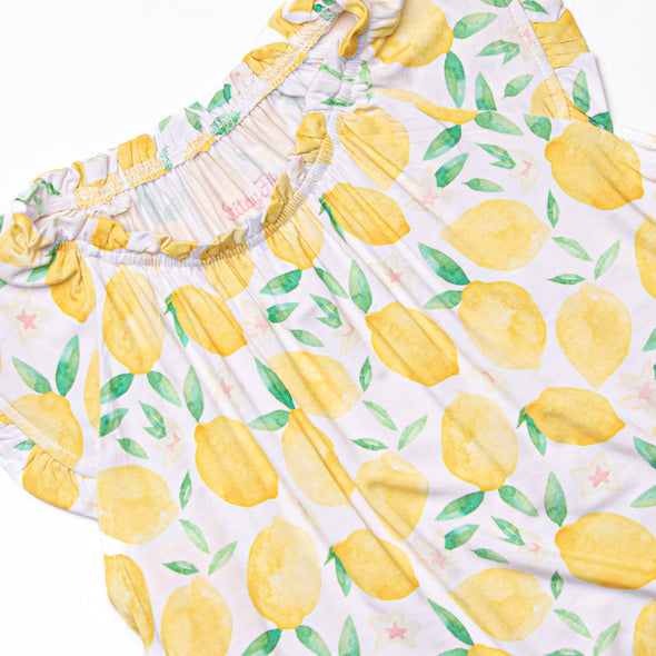 Sorrento Slices Bamboo Night Gown, Yellow