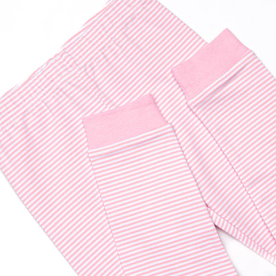 Shake Your Tail Feathers Applique Pajama Set, Light Pink