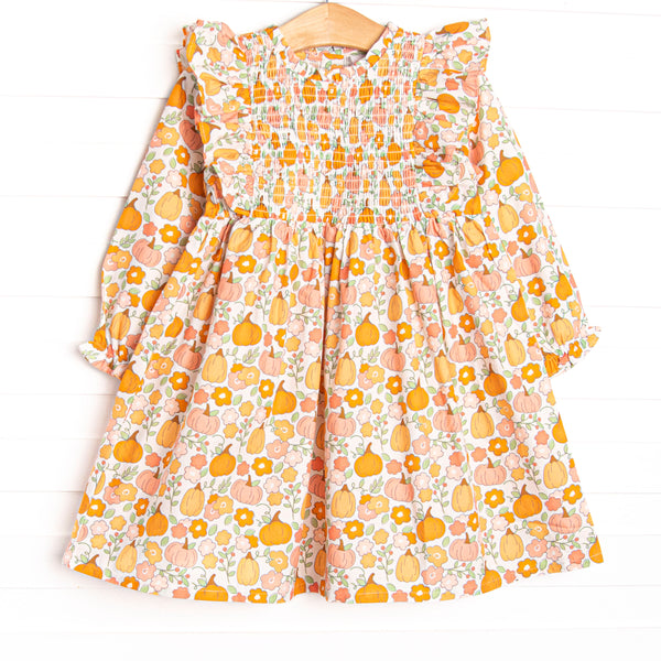 Homeland Harvest Dress, Orange
