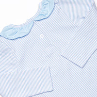 Shake Your Tail Feathers Applique Dress, Light Blue