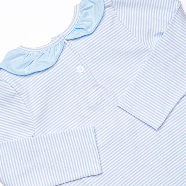 Shake Your Tail Feathers Applique Dress, Light Blue
