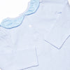 Shake Your Tail Feathers Applique Dress, Light Blue