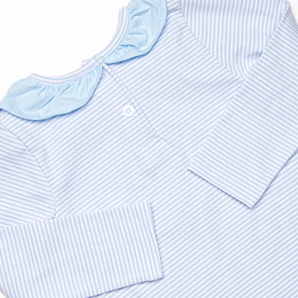 Shake Your Tail Feathers Applique Dress, Light Blue