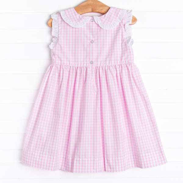 Gumball Gal Smocked Sleeveless Dress, Pink