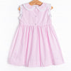 Gumball Gal Smocked Sleeveless Dress, Pink