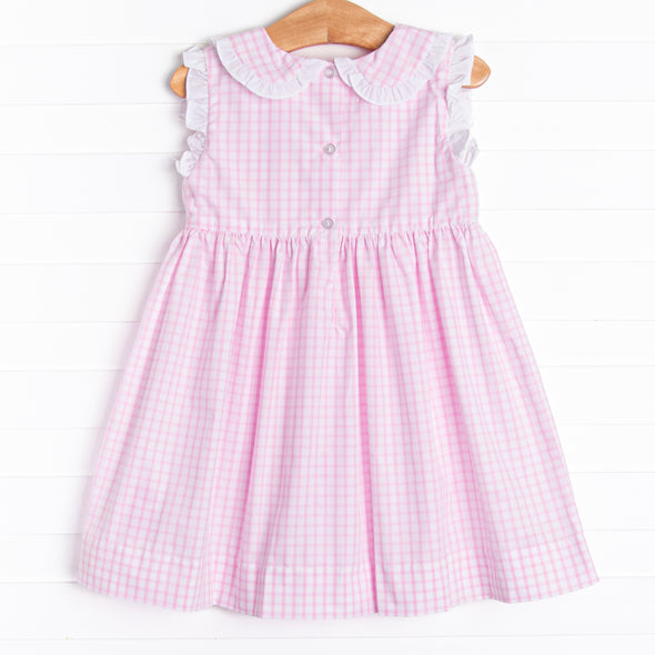 Gumball Gal Smocked Sleeveless Dress, Pink