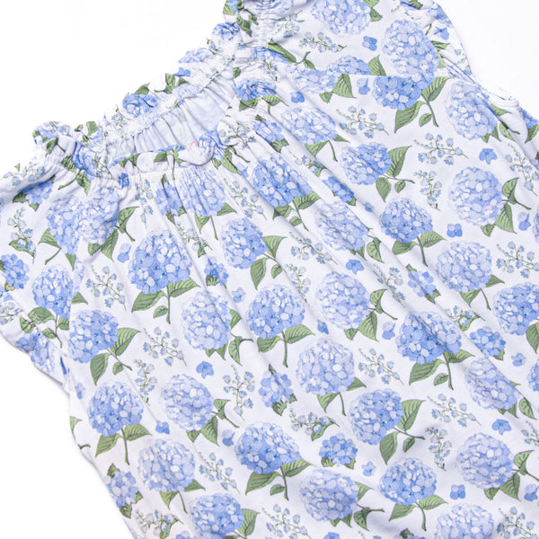 Hydrangea Blooms Bamboo Night Gown, Blue