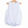 Derby Dash Smocked Bubble, Blue Seersucker