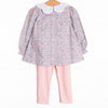 Poppy Fields Legging Set, Pink