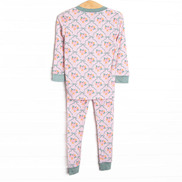 Pretty Pumpkin Patch Bamboo Pajama Set, Pink