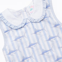 Day At Sea Skirted Bubble, Blue