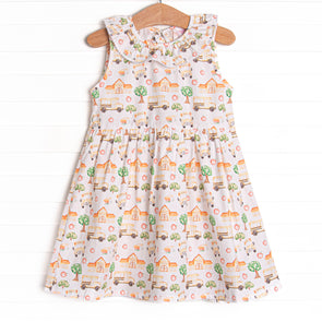 Time For School Dress, Yellow