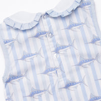Day At Sea Skirted Bubble, Blue