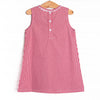 Pre-K Prep Applique Dress, Red Gingham