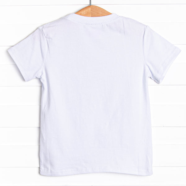 Dundee Dude Applique Top, White