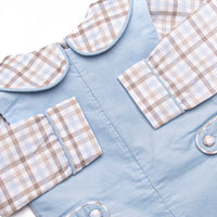 Family Favorites Short Romper Set, Blue