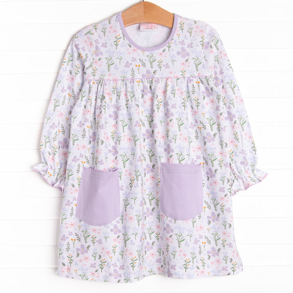 Picking Wildflowers Dress, Purple