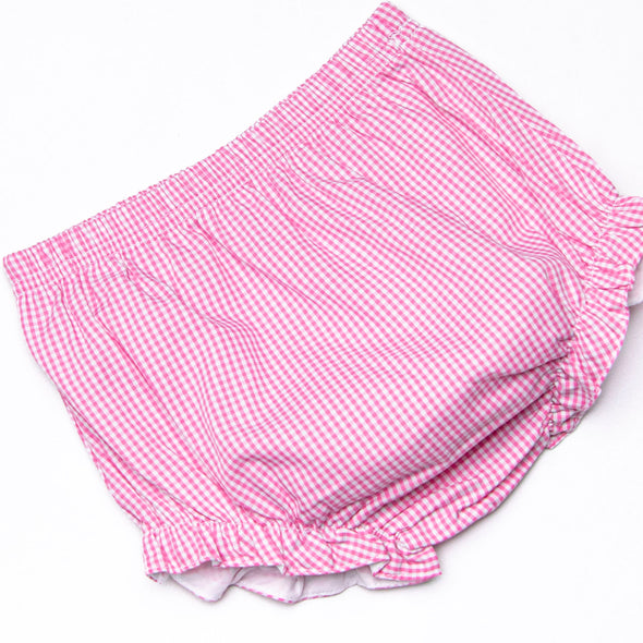 Color Box Cutie Applique Diaper Set, Pink
