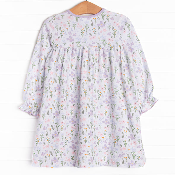 Picking Wildflowers Dress, Purple