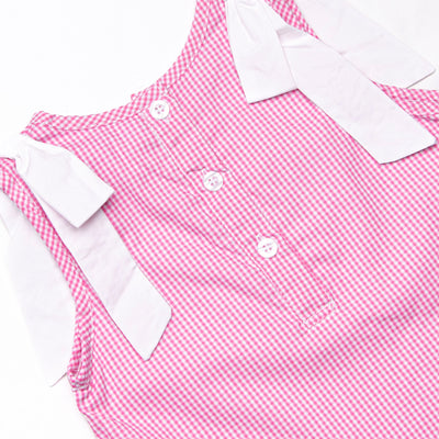 Color Box Cutie Applique Dress, Pink