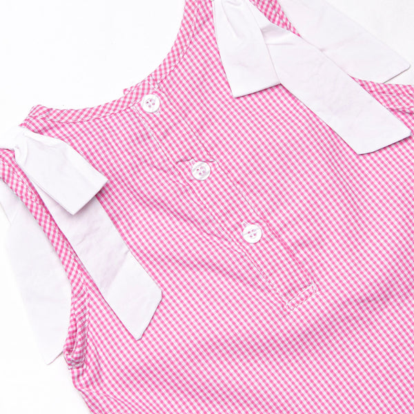 Color Box Cutie Applique Dress, Pink