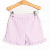 Serenity Seersucker Ruffle Pocket Shorts, (2 Colors)