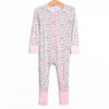 Abundant Blooms Bamboo Zippy Pajama, Pink