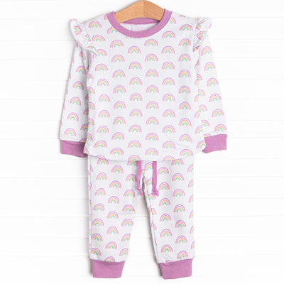 Sun's Out Sweatshirt Set, Purple
