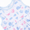 Whale-y Good Friends Diaper Set, Blue