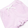 Serenity Seersucker Ruffle Pocket Shorts, (2 Colors)