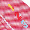 Pre-K Prep Applique Dress, Red Gingham