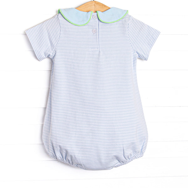 Tyrannosaurus Trio Applique Bubble, Blue