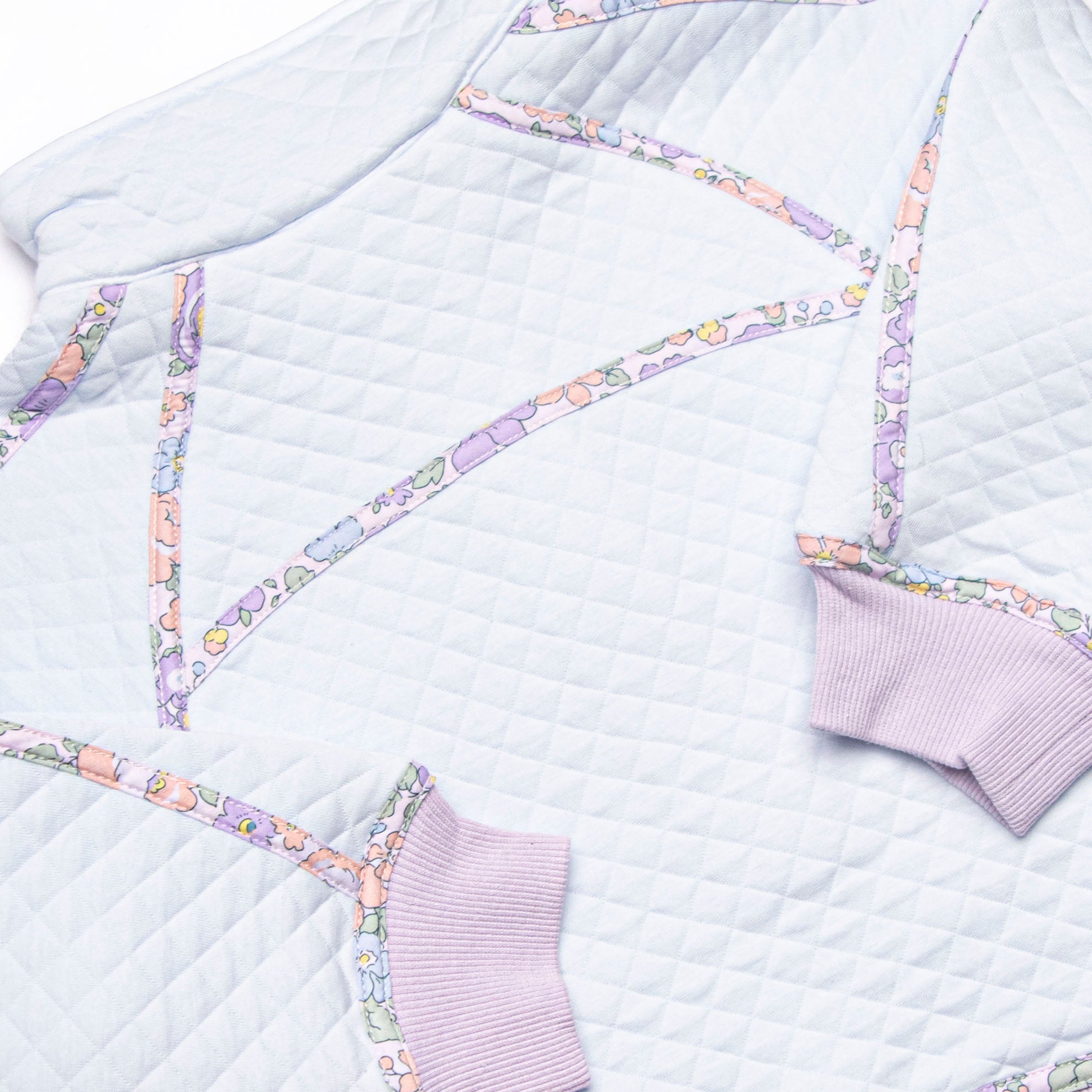 Harper Half Zip Pullover, Blue and Purple – Stitchy Fish