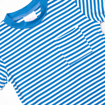 Summer Saurus Short Set, Blue