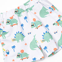 Summer Saurus Short Set, Blue