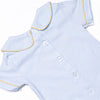 Planting Knowledge Applique Diaper Set, Yellow