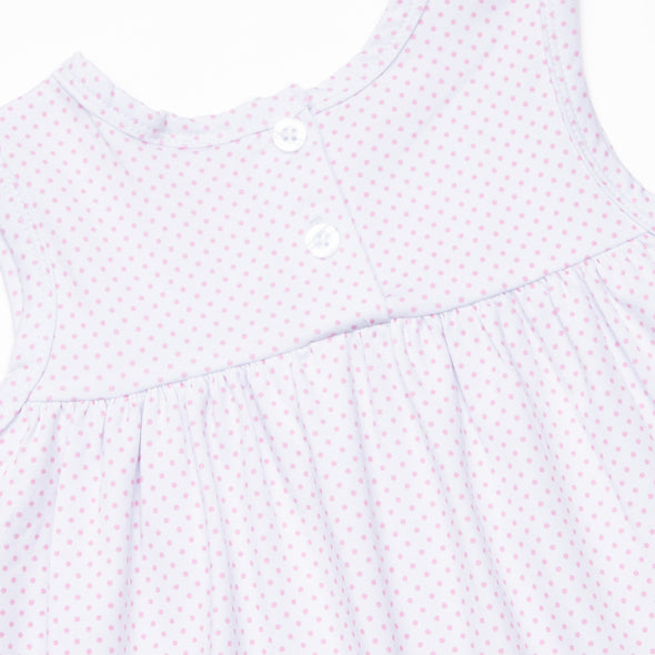 Bluebell Bundles Embroidered Pocket Dress, Pink