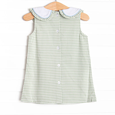 Summer Sage Collared Dress, Green