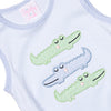 Dundee Dude Applique Bubble, Blue